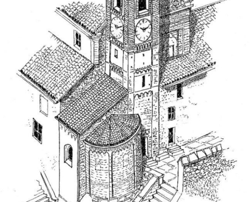 Chiesa di san vito Disegno Franco Mottura