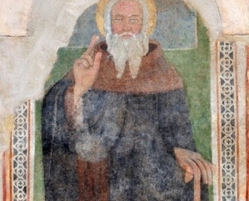 AFFRESCO DI SANT’ANTONIO ABATE Chiesa San Vito Piossasco